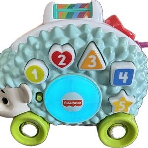 Fisher Price Linkimals Hedgehog Happy Shapes Musical Learning Toy ~ Tested